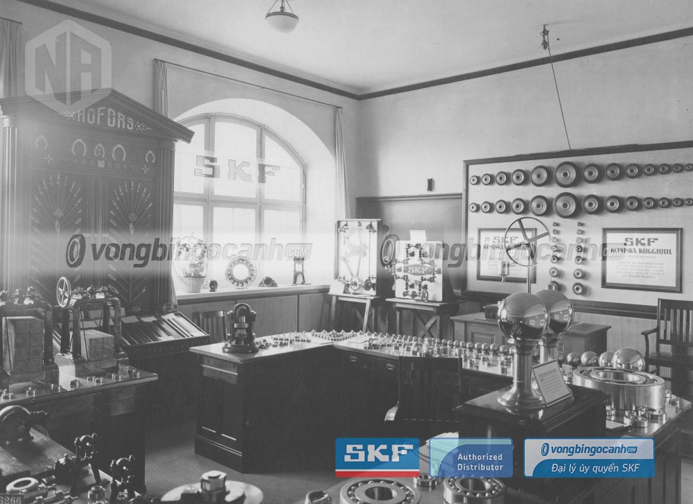 Phòng trưng bày của SKF cách đây hơn 100 năm.