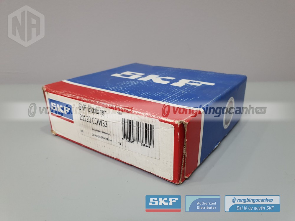 Vòng bi SKF 23120 CC/W33 chính hãng, phân phối bởi Vòng bi Ngọc Anh - Đại lý uỷ quyền SKF.