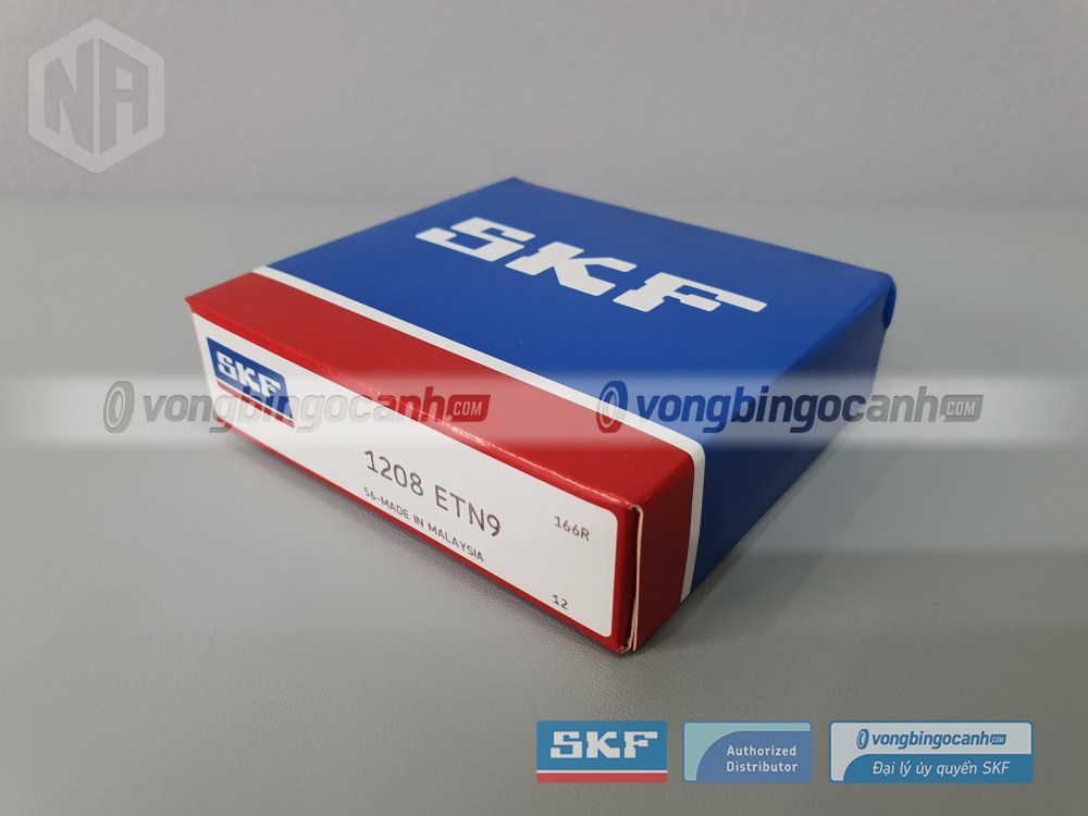 Vòng bi SKF 1208 ETN9 chính hãng, phân phối bởi Vòng bi Ngọc Anh - Đại lý uỷ quyền SKF.