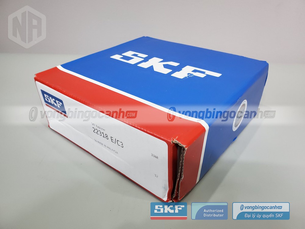 Vòng bi SKF 22318 E/C3 chính hãng, phân phối bởi Vòng bi Ngọc Anh - Đại lý uỷ quyền SKF.