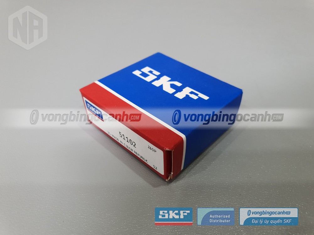 Vòng bi SKF 51102 chính hãng, phân phối bởi Vòng bi Ngọc Anh - Đại lý uỷ quyền SKF.