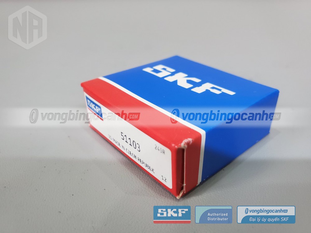 Vòng bi SKF 51103 chính hãng, phân phối bởi Vòng bi Ngọc Anh - Đại lý uỷ quyền SKF.