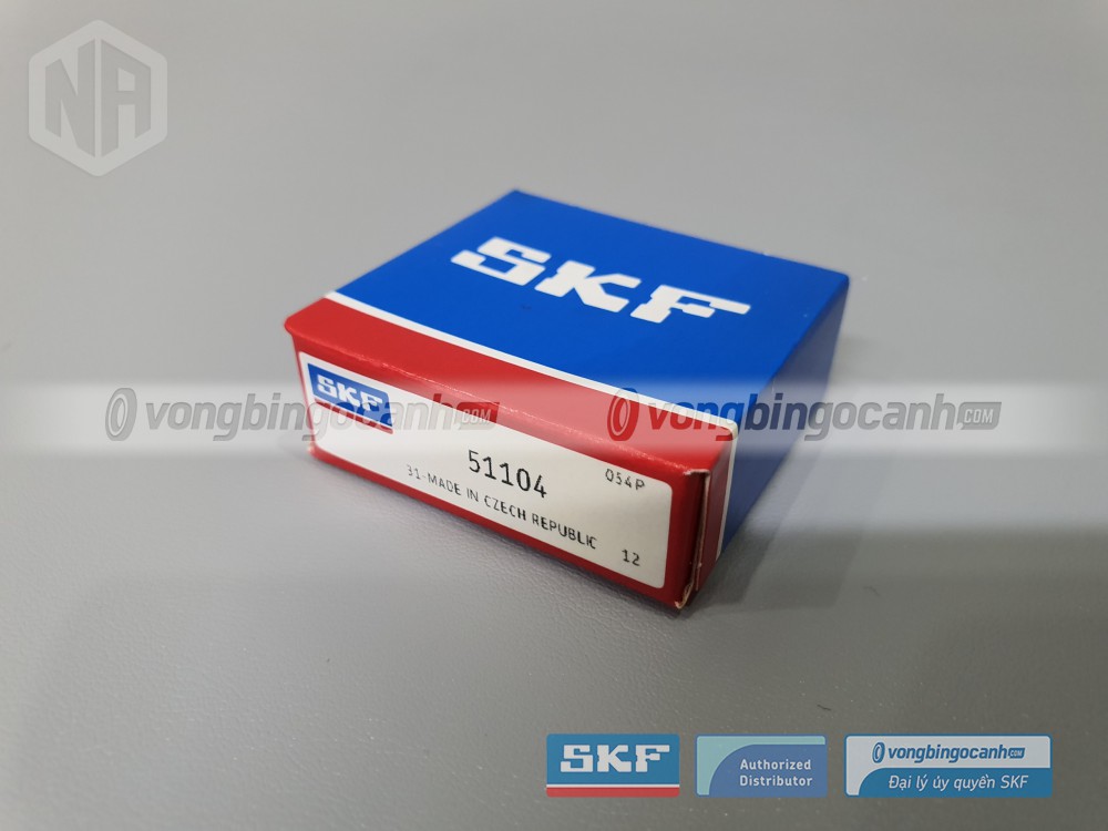 Vòng bi SKF 51104 chính hãng, phân phối bởi Vòng bi Ngọc Anh - Đại lý uỷ quyền SKF.