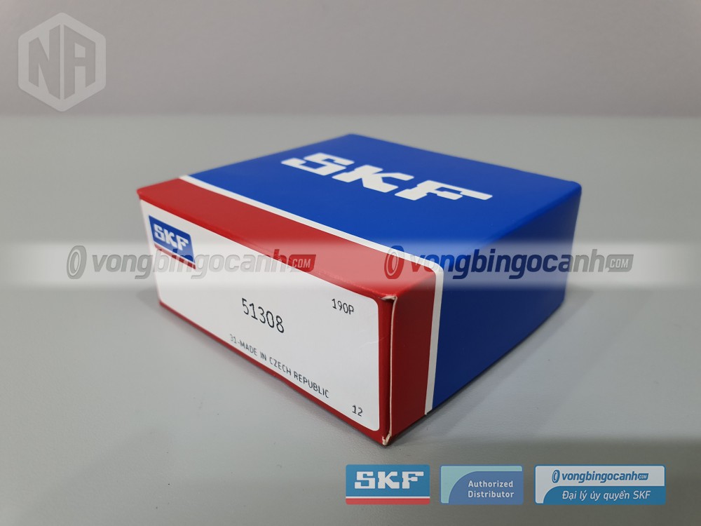 Vòng bi SKF 51308 chính hãng, phân phối bởi Vòng bi Ngọc Anh - Đại lý uỷ quyền SKF.