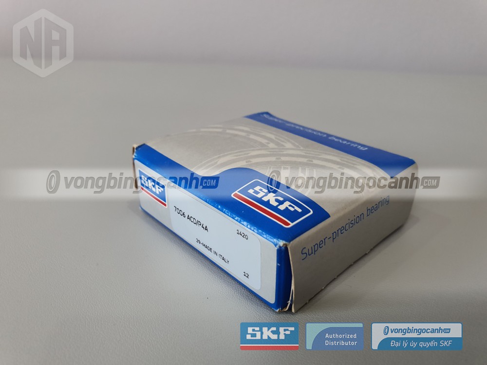 Vòng bi SKF 7006 ACD/P4A chính hãng, phân phối bởi Vòng bi Ngọc Anh - Đại lý uỷ quyền SKF.