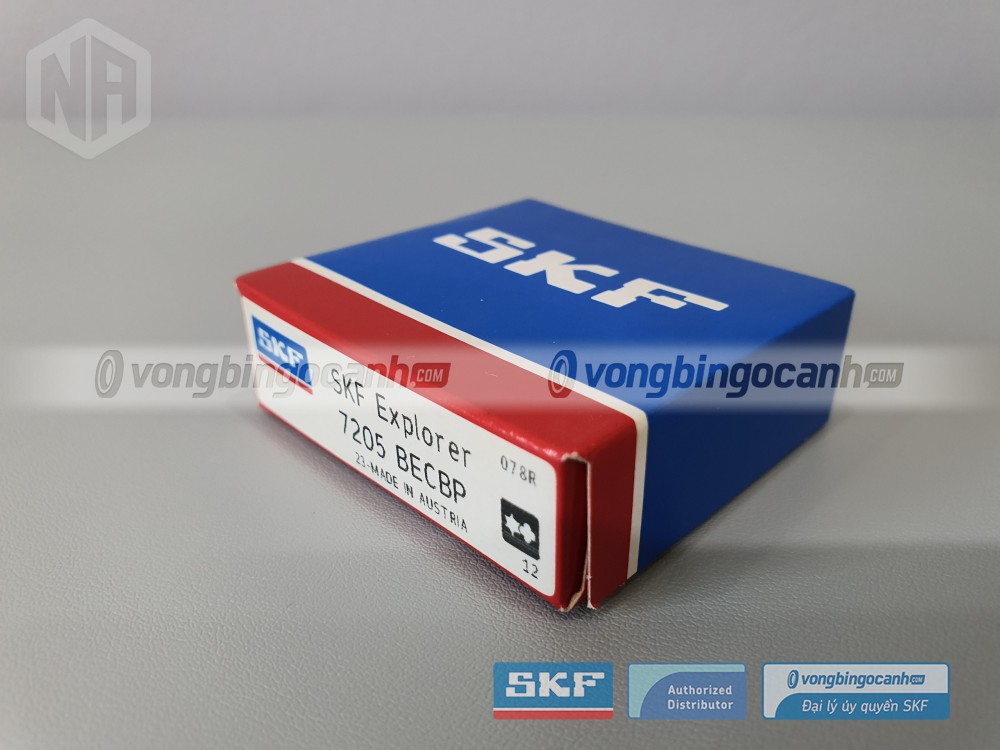 Vòng bi SKF 7205 BECBP chính hãng, phân phối bởi Vòng bi Ngọc Anh - Đại lý uỷ quyền SKF.
