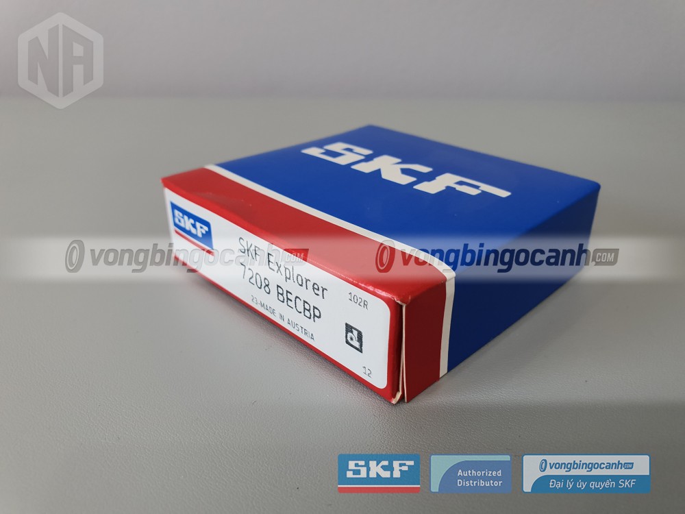Vòng bi SKF 7208 BECBP chính hãng, phân phối bởi Vòng bi Ngọc Anh - Đại lý uỷ quyền SKF.