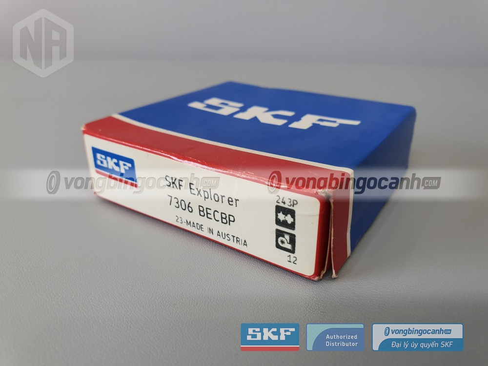 Vòng bi SKF 7306 BECBP chính hãng, phân phối bởi Vòng bi Ngọc Anh - Đại lý uỷ quyền SKF.