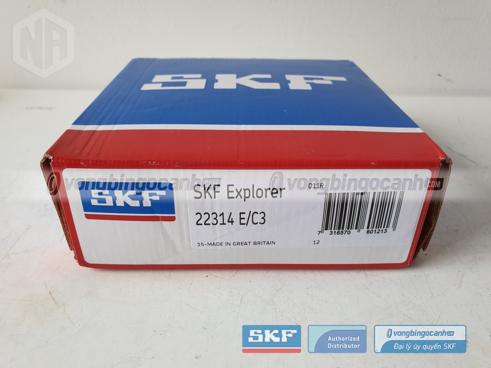 Vòng bi 22314 E/C3, Thông số kỹ thuật và giá bán vòng bi SKF